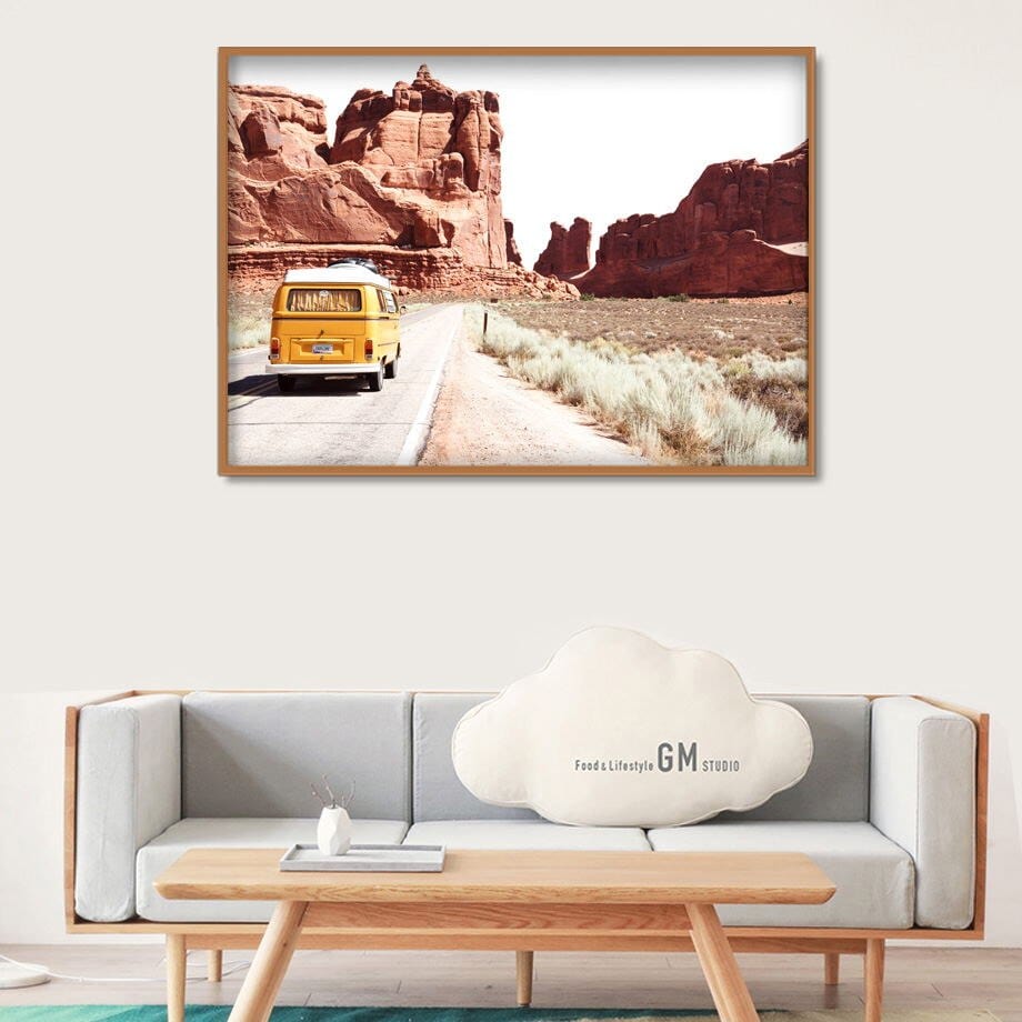 Arthia Designs - Desert Mountain Road Trip Canvas Art - Review