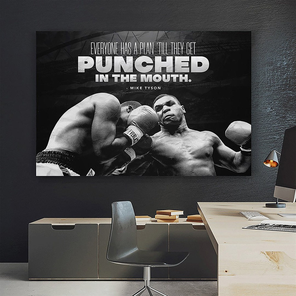 Arthia Designs - Mike Tyson Motivational Quote Canvas Art - Review