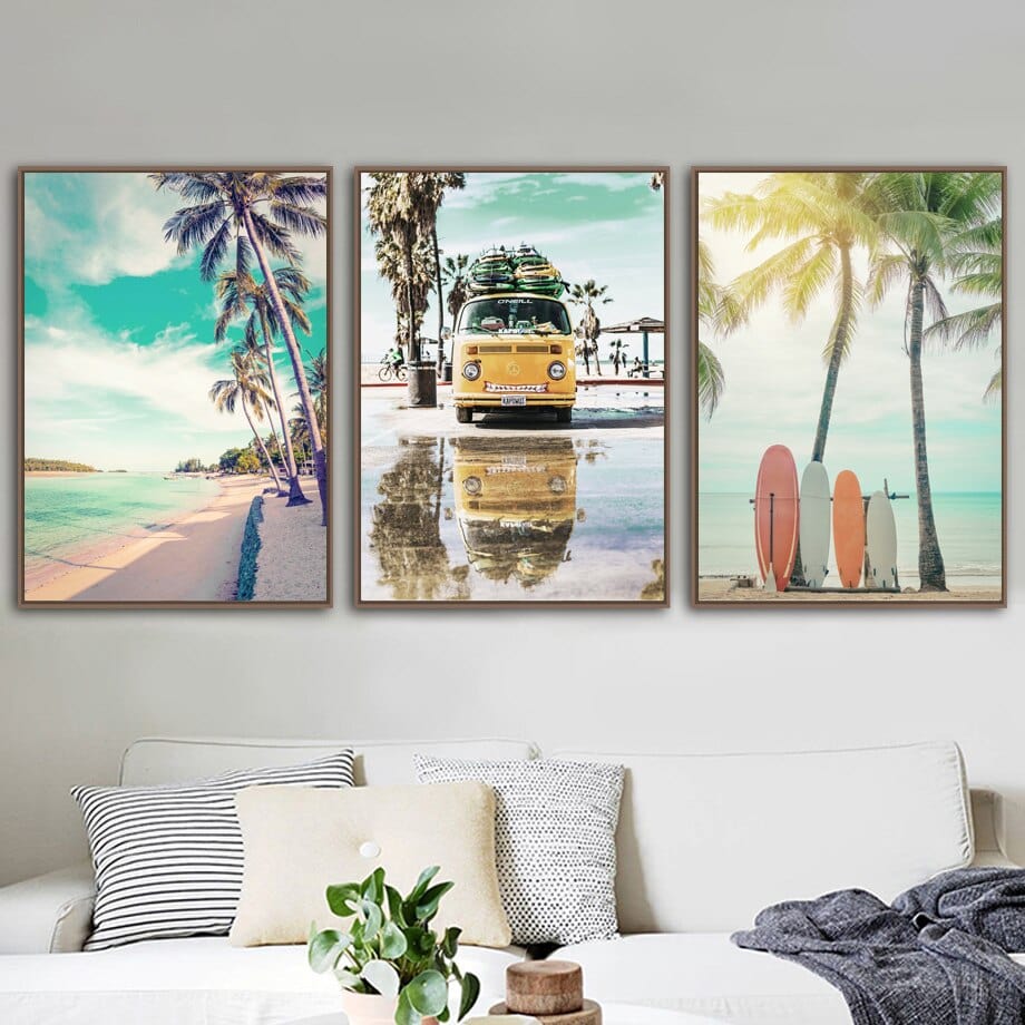 Arthia Designs - Beach Summer Road Trip Canvas Art - Review