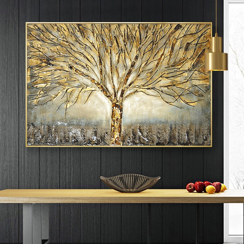 Arthia Designs - Golden Tree Canvas Art - Review