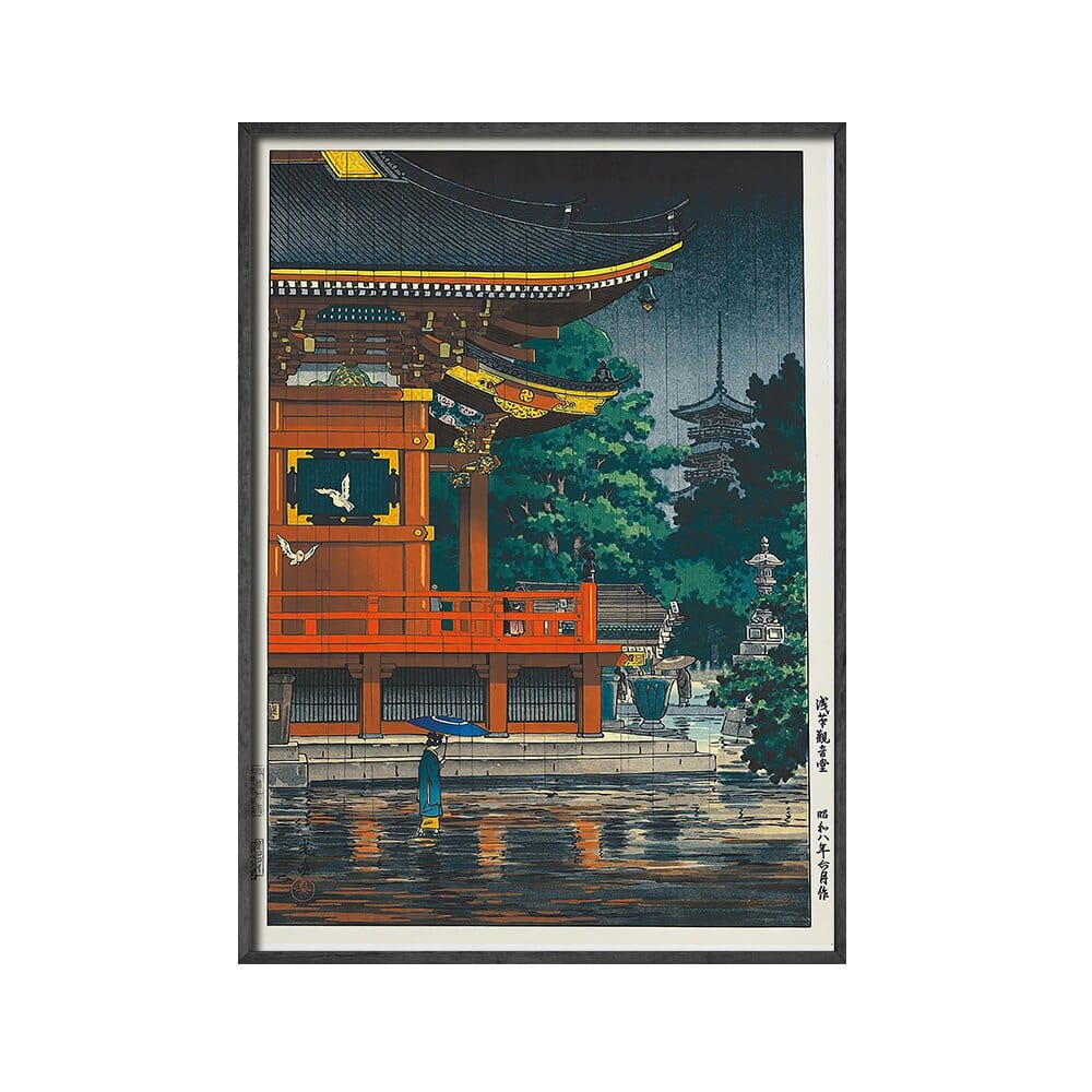 Arthia Designs - Vintage Japanese Temple Ukiyo-e Canvas Art - Review