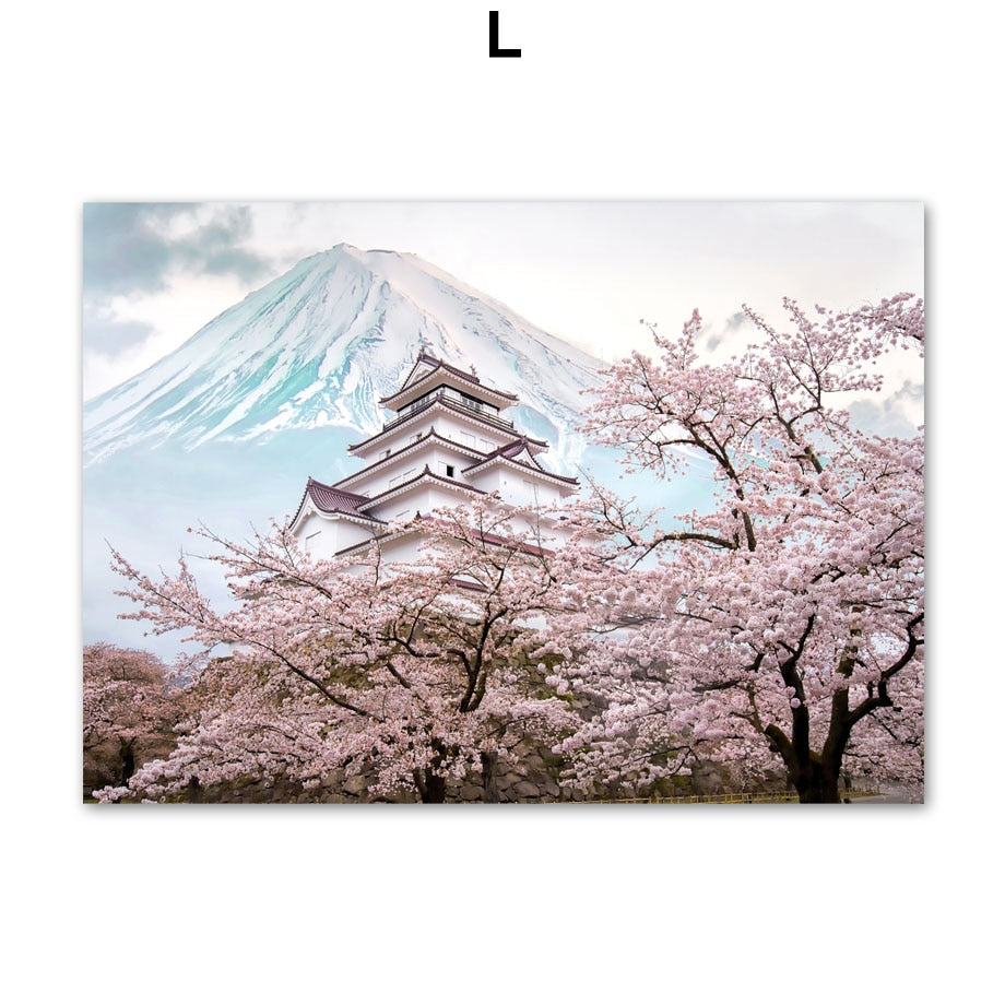 Arthia Designs - Japanese Tokyo Sakura Scenery Canvas Art - Review