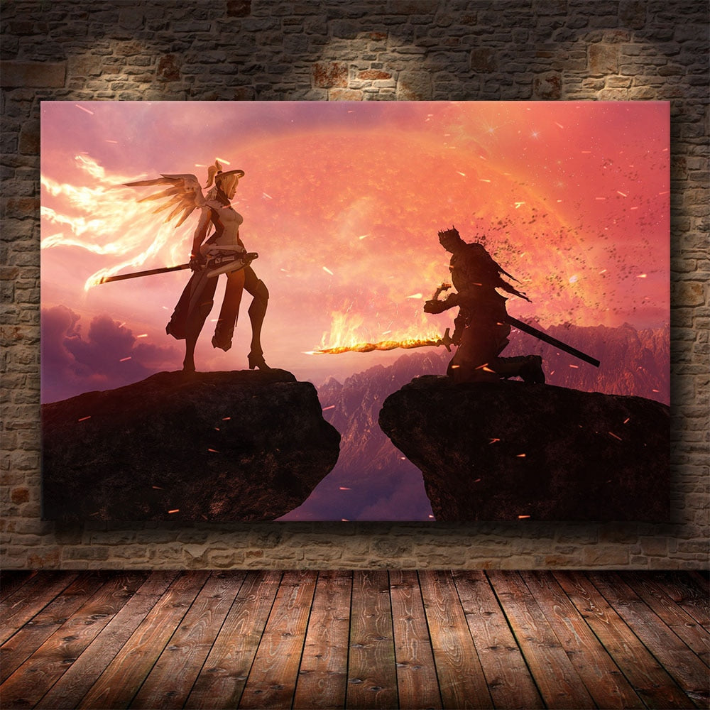 Arthia Designs - Classic Dark Souls 2 Canvas Art - Review