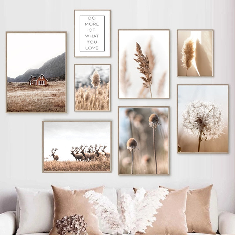 Arthia Designs - Khaki Dandelion Nature Scenery Canvas Art - Review