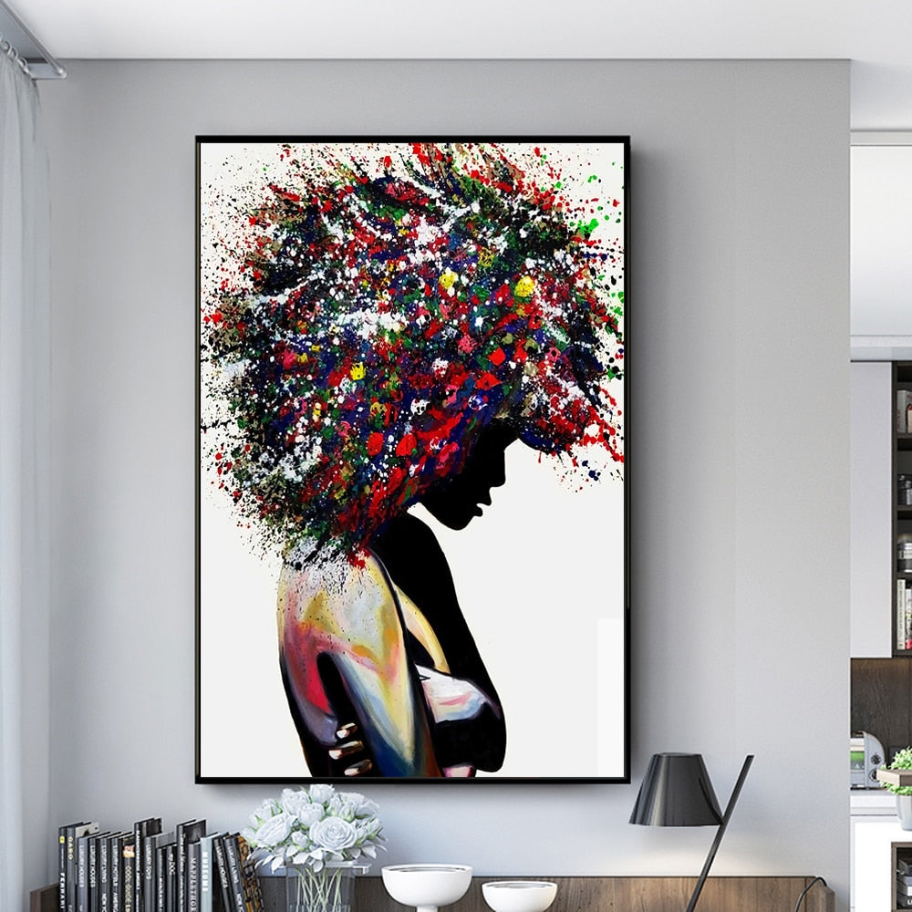 Arthia Designs - Graffiti Art Of Black Woman Canvas Art - Review