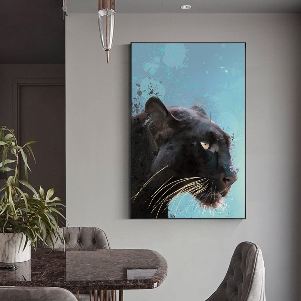 Arthia Designs - The Black Panther Portrait Canvas Art - Review