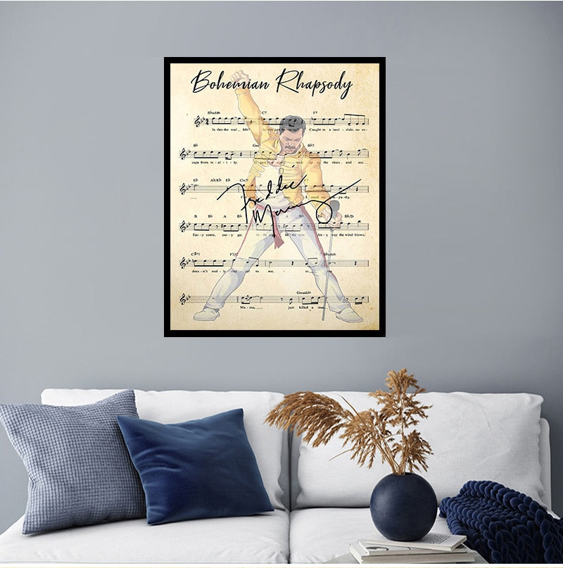 Arthia Designs - Bohemian Rhapsody Chord Canvas Art - Review