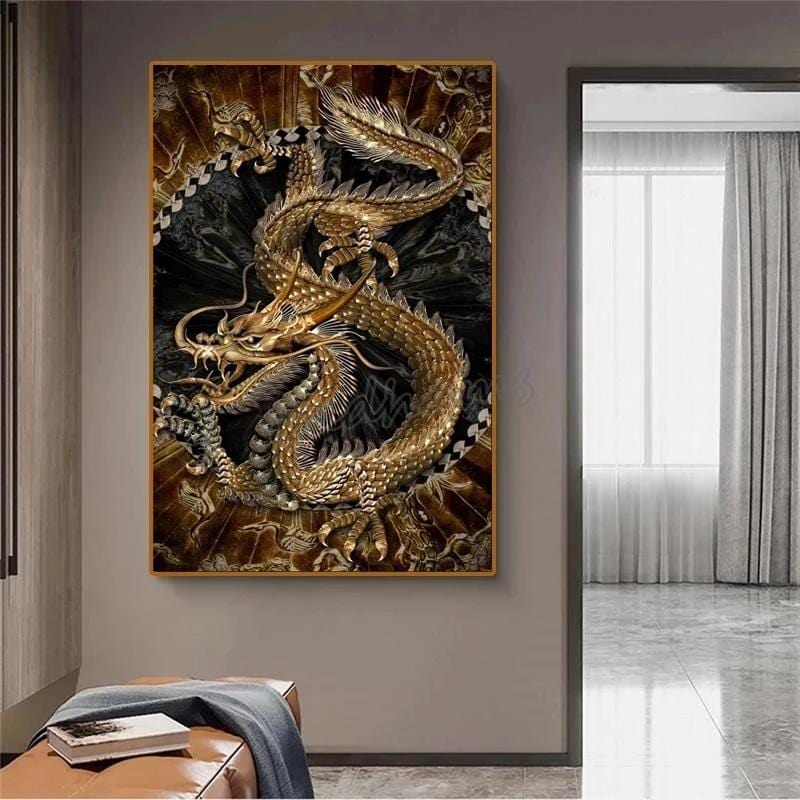 Arthia Designs - Golden Dragon Canvas Art - Review