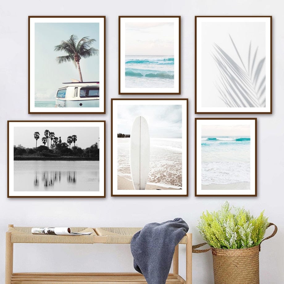 Arthia Designs - Palm Island Surfing Time Canvas Art - Review