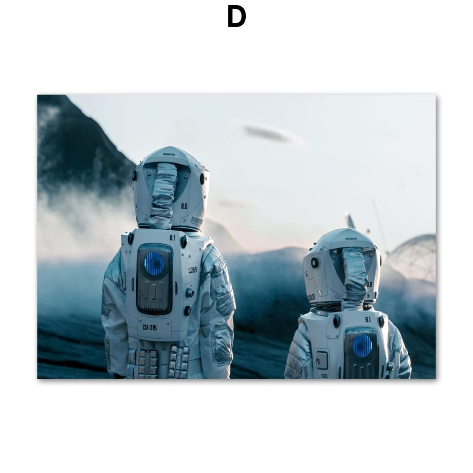 Arthia Designs - NASA Astronaut Landing Canvas Art - Review