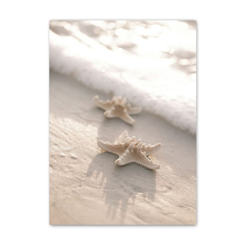 Arthia Designs - White Shell Beach Flower Canvas Art - Review