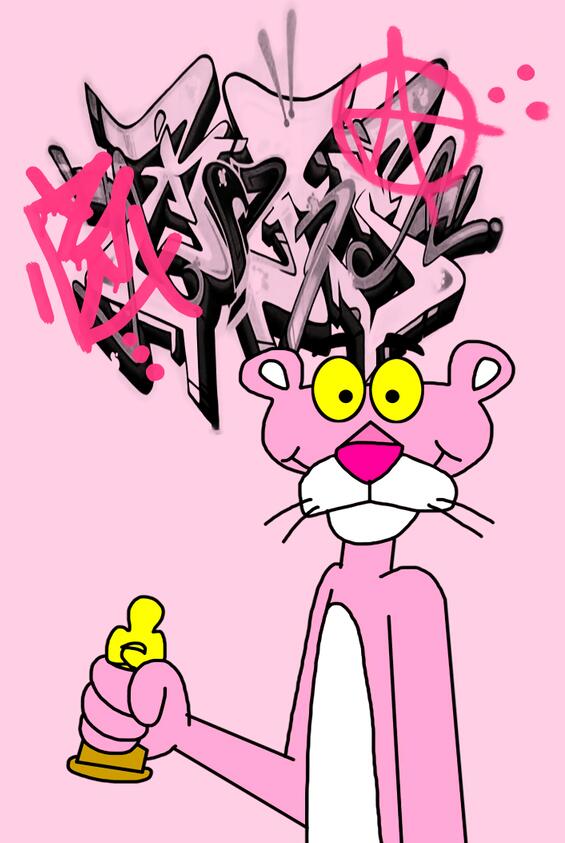 Arthia Designs - Fashion Pink Panther Graffiti Canvas Art - Review