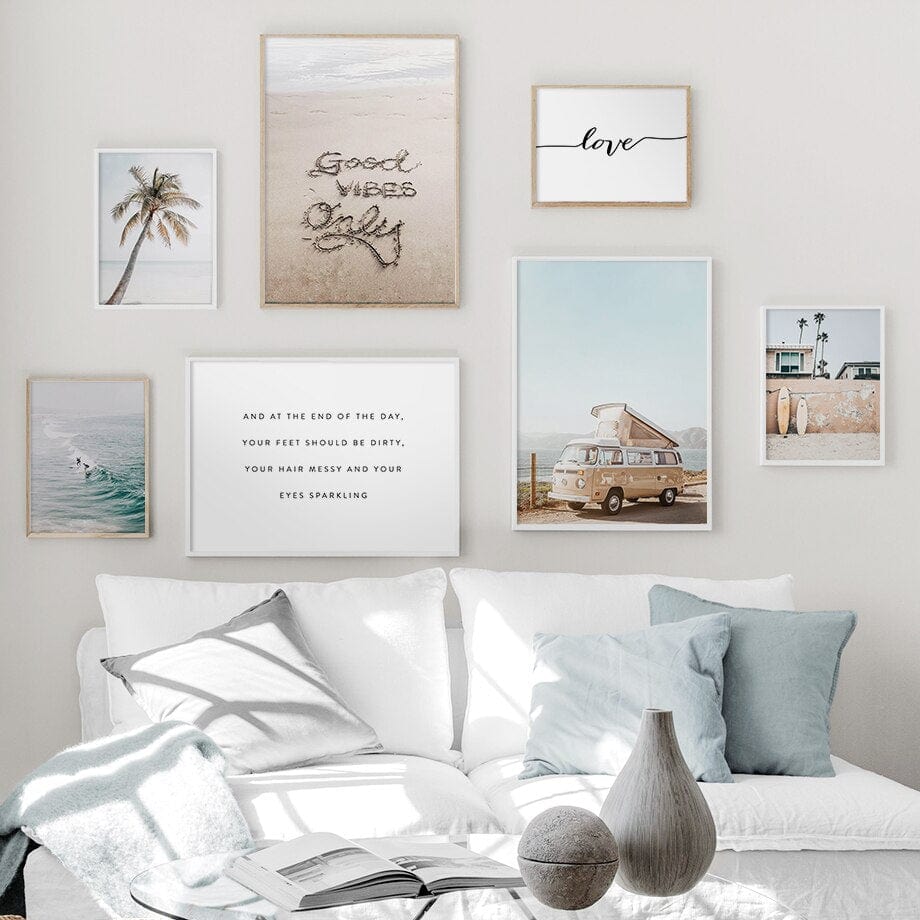 Arthia Designs - Beach Good Vibes Only Canvas Art - Review