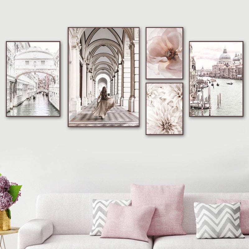 Arthia Designs - Aesthetic Europe Gallery Wall Canvas Art - Review