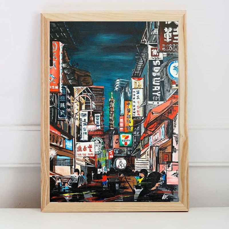 Arthia Designs - Vintage Night Chinatown Canvas Art - Review