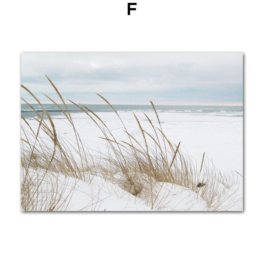 Arthia Designs - White Sand Public Beach Canvas Art - Review