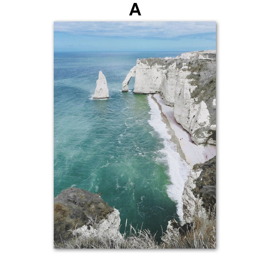 Arthia Designs - Beautiful Island Cliff View Canvas Art - Review