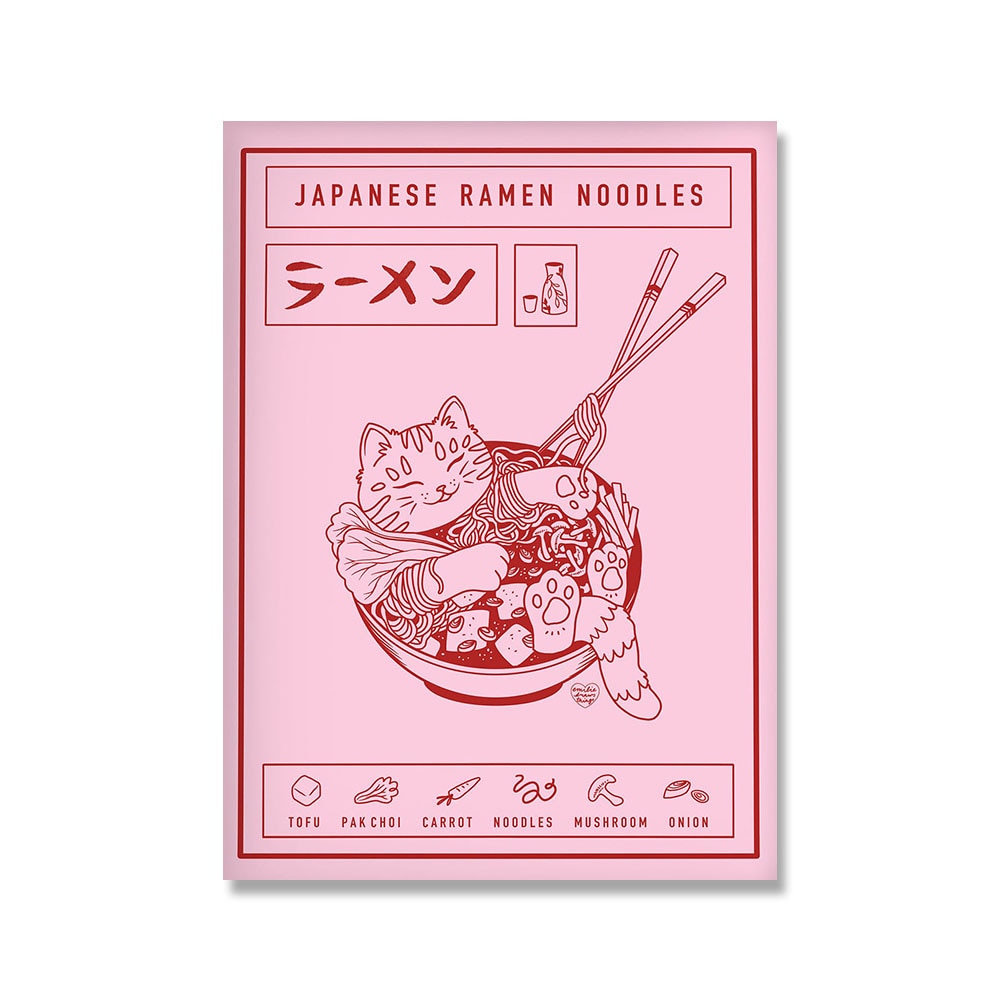 Arthia Designs - Funny Japanese Ramen Noodles Canvas Art - Review