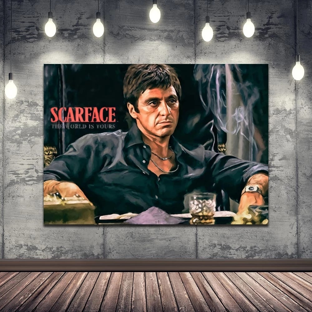 Arthia Designs - Scarface Movie Tony Montana Canvas Art - Review