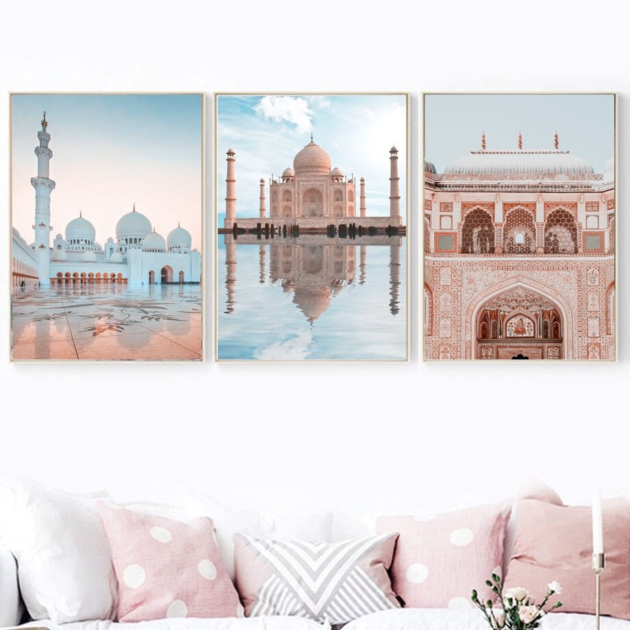 Arthia Designs - Taj Mahal Gallery Wall Canvas Art - Review