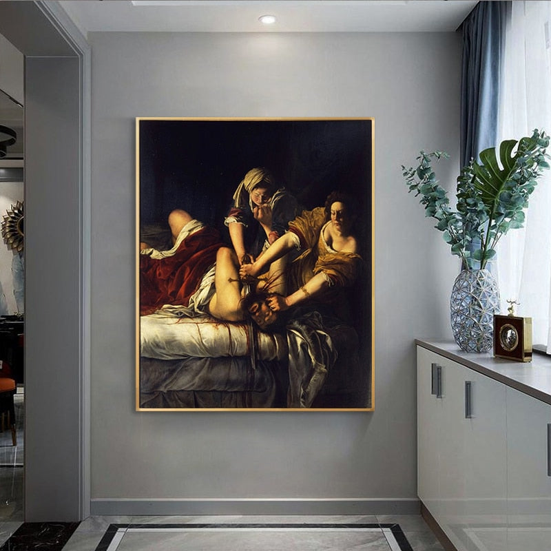 Arthia Designs - Judith Beheading Holofernes by Caravaggio Canvas Art - Review