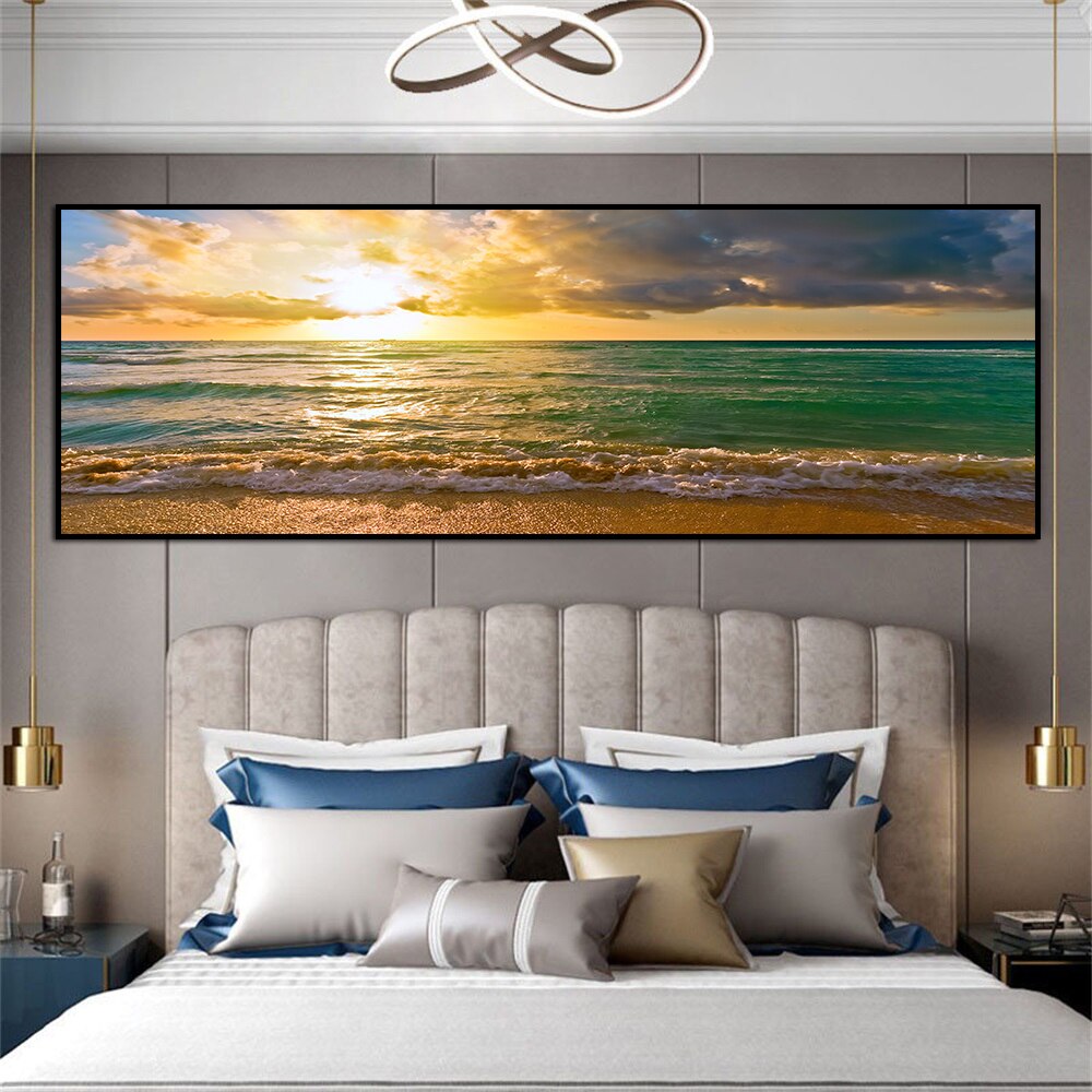 Arthia Designs - Sunset Beach Landscape Canvas Art - Review