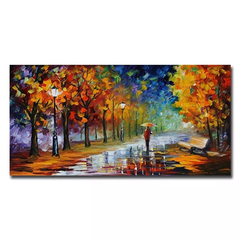 Arthia Designs - Rain of Love by Leonid Afremov Canvas Art - Review