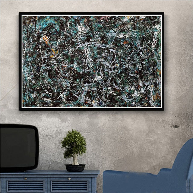 Arthia Designs - Jackson Pollock Abstract Graffiti Canvas Art - Review