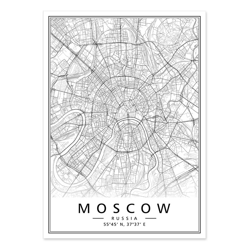 Arthia Designs - World City Maps 1 Canvas Art - Review