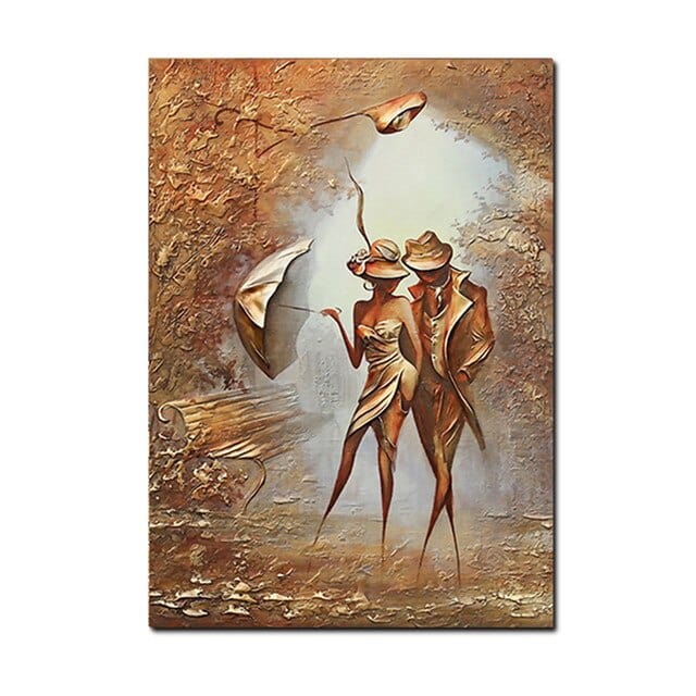 Arthia Designs - Romantic Couple in Love City Canvas Art - Review