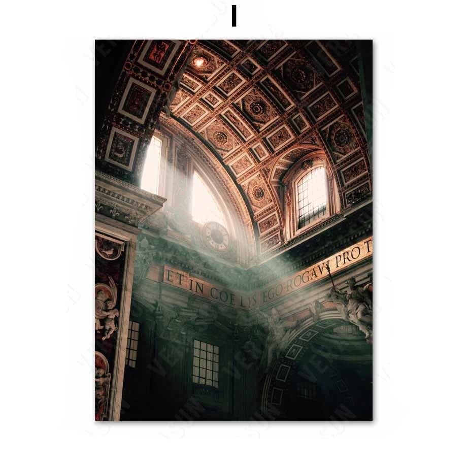 Arthia Designs - Italy Rome Cathedral Church Canvas Art - Review