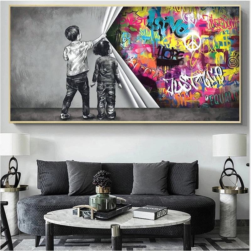 Arthia Designs - Uncovered Justice Graffiti Canvas Art - Review