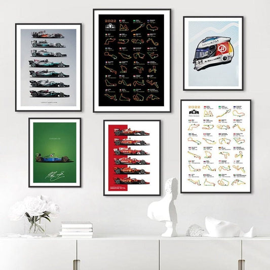 Arthia Designs - Formula One Cars Collection Canvas Art - Review