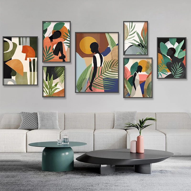 Arthia Designs - Abstract Floral African Woman Canvas Art - Review