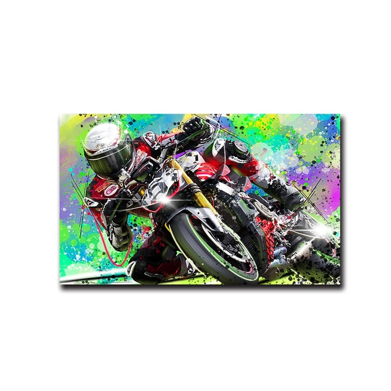 Arthia Designs - Graffiti Valentino Rossie Canvas Art - Review