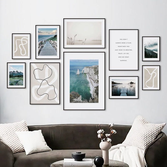 Arthia Designs - Beautiful Island Cliff View Canvas Art - Review