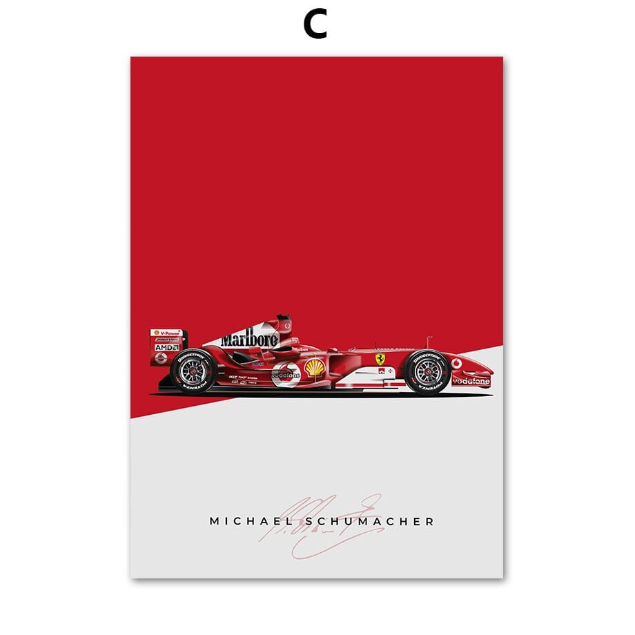 Arthia Designs - Formula One Cars Collection Canvas Art - Review