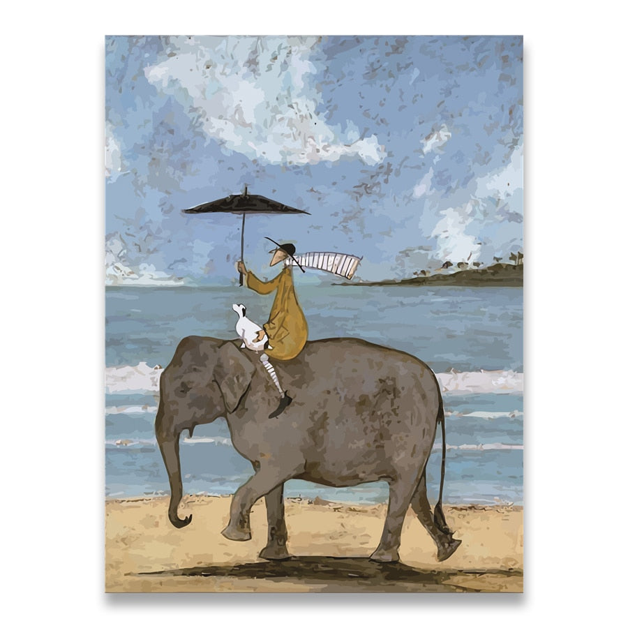 Arthia Designs - Classic Abstract Funny Cartoon Canvas Art - Review