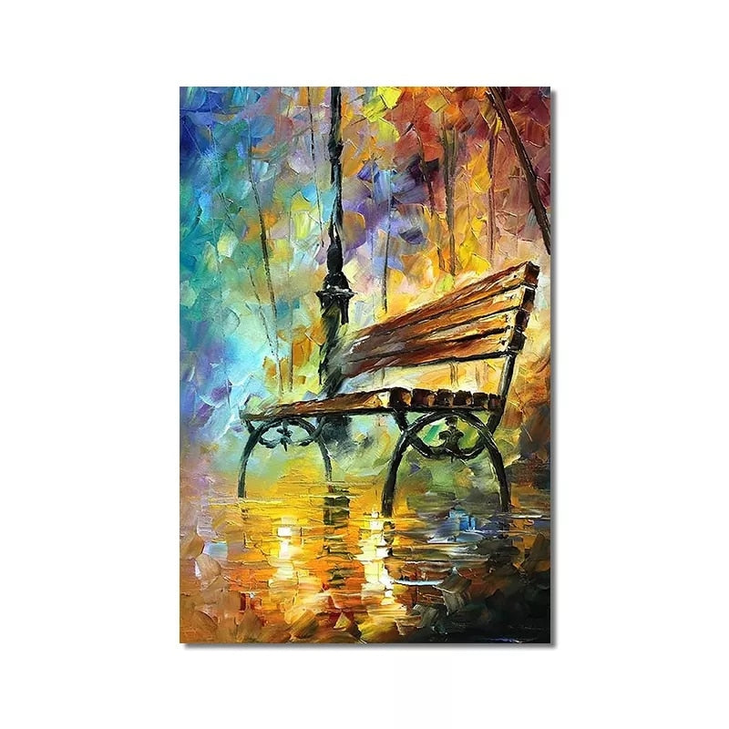 Arthia Designs - Watercolor Rainy Forest Street Canvas Art - Review