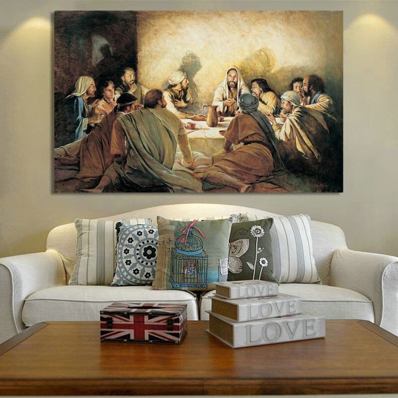 Arthia Designs - Jesus' Last Supper With His Disciples Canvas Art - Review