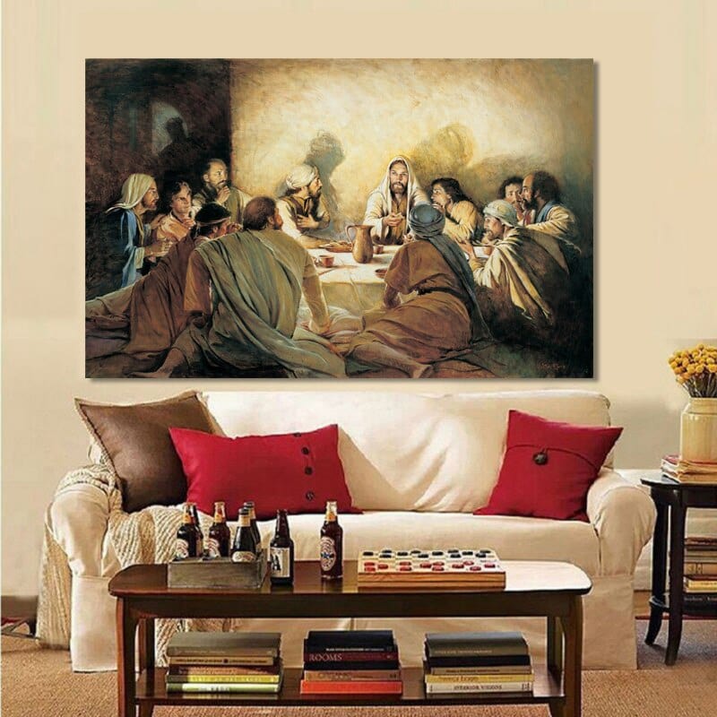 Arthia Designs - Jesus' Last Supper With His Disciples Canvas Art - Review