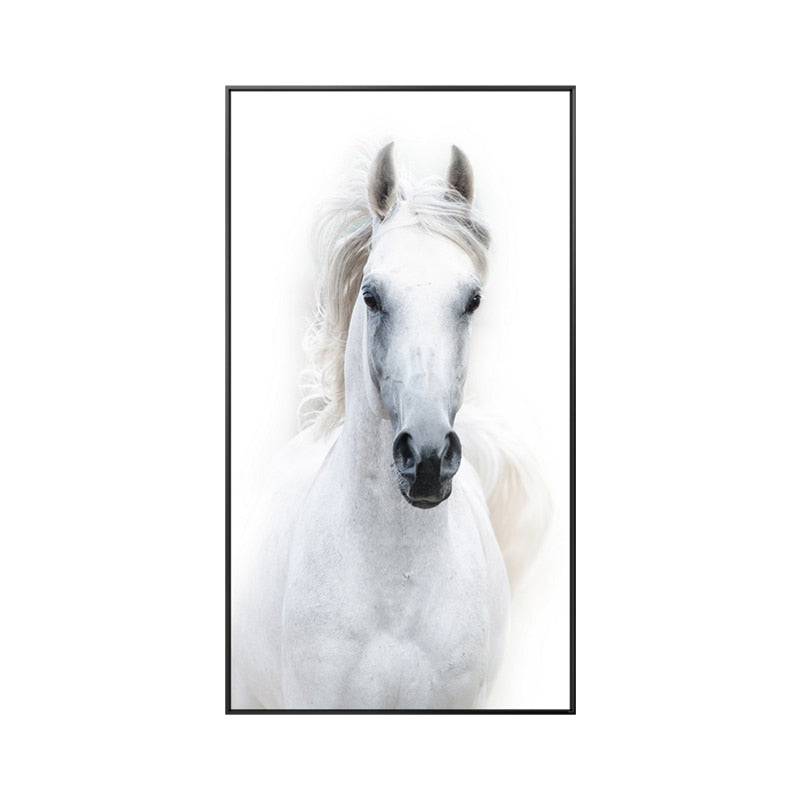 Arthia Designs - Nordic White Horse Canvas Art - Review