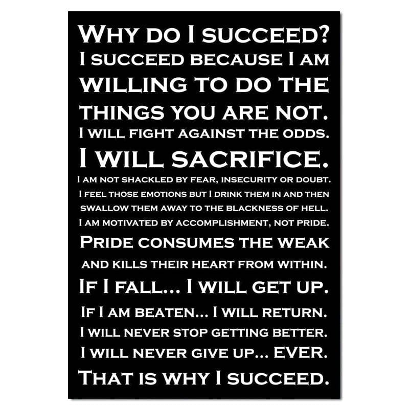 Arthia Designs - Success Life Motivational Quotes Canvas Art - Review