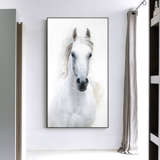 Arthia Designs - Nordic White Horse Canvas Art - Review