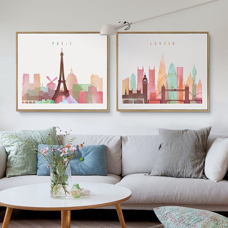 Arthia Designs - Paris London New York City Canvas Art - Review