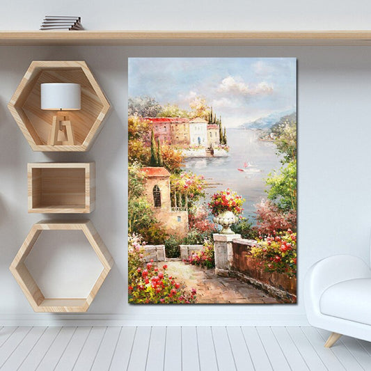 Arthia Designs - Vintage Mediterranean City Canvas Art - Review