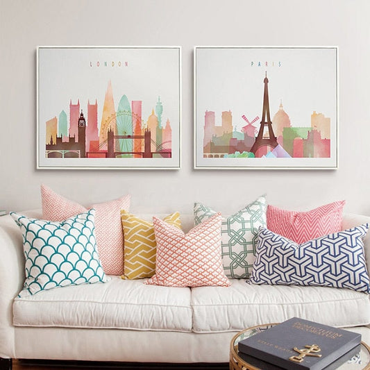 Arthia Designs - Paris London New York City Canvas Art - Review