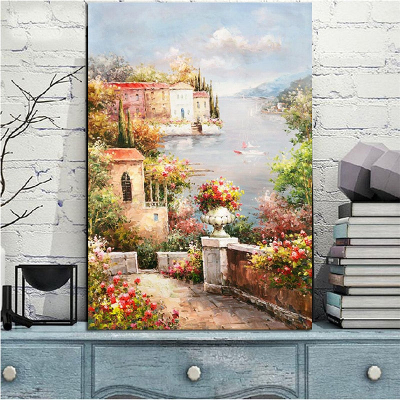 Arthia Designs - Vintage Mediterranean City Canvas Art - Review