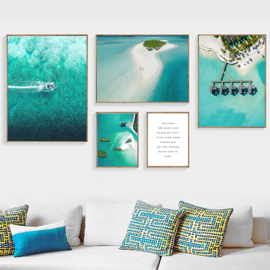 Arthia Designs - Bora Bora Luxury Resorts Canvas Art - Review