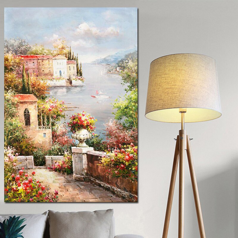 Arthia Designs - Vintage Mediterranean City Canvas Art - Review